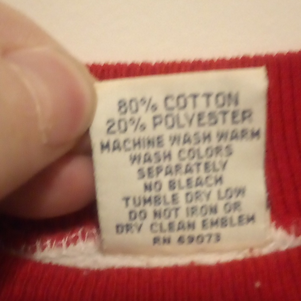 49ers White Sweatshirt with Red Accents - Picture 7 of 14